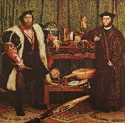 Hans Holbein The Ambassadors Norge oil painting reproduction